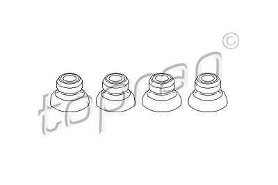 Topran Lagerung, Lenkgetriebe [Hersteller-Nr. 407822] für Mercedes-Benz von TOPRAN