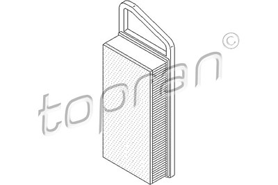 Topran Luftfilter [Hersteller-Nr. 720965] für Citroën, Peugeot von TOPRAN