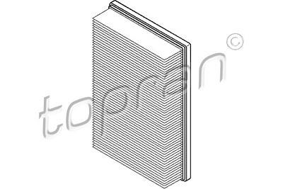 Topran Luftfilter [Hersteller-Nr. 302126] für Ford, Mazda, Volvo von TOPRAN