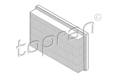 Topran Luftfilter [Hersteller-Nr. 501664] für BMW von TOPRAN