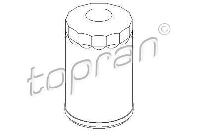 Topran Ölfilter [Hersteller-Nr. 108207] für Audi, Ford, Seat, VW von TOPRAN