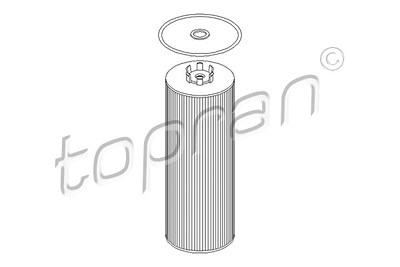Topran Ölfilter [Hersteller-Nr. 108078] für Audi, Skoda, VW von TOPRAN