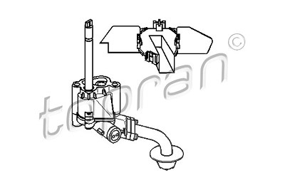Topran Ölpumpe [Hersteller-Nr. 100310] für Ford, Seat, VW von TOPRAN