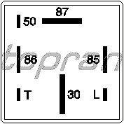 Topran Relais, Glühanlage [Hersteller-Nr. 103718] für Audi, VW von TOPRAN