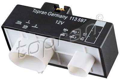 Topran Relais, Kühlerlüfternachlauf [Hersteller-Nr. 113597] für Audi, Seat, Skoda, VW von TOPRAN