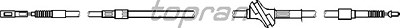 Topran Seilzug, Feststellbremse [Hersteller-Nr. 103752] für Audi von TOPRAN