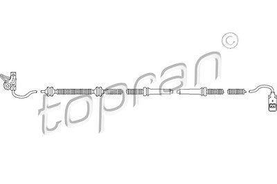 Topran Sensor, Raddrehzahl [Hersteller-Nr. 722804] für Citroën von TOPRAN