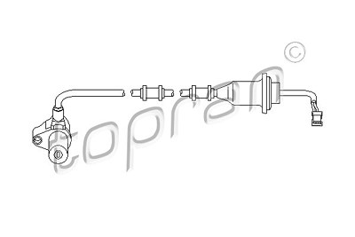 Topran Sensor, Raddrehzahl [Hersteller-Nr. 407758] für Mercedes-Benz von TOPRAN