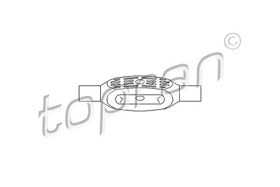 Topran Wähl-/Schaltstange [Hersteller-Nr. 206938] für Opel von TOPRAN
