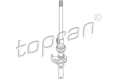 Topran Wähl-/Schaltstange Vw: Vento, Golf III 109307 von TOPRAN