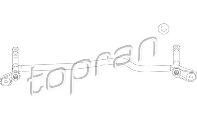 Topran Wischergestänge [Hersteller-Nr. 110697] für Audi von TOPRAN