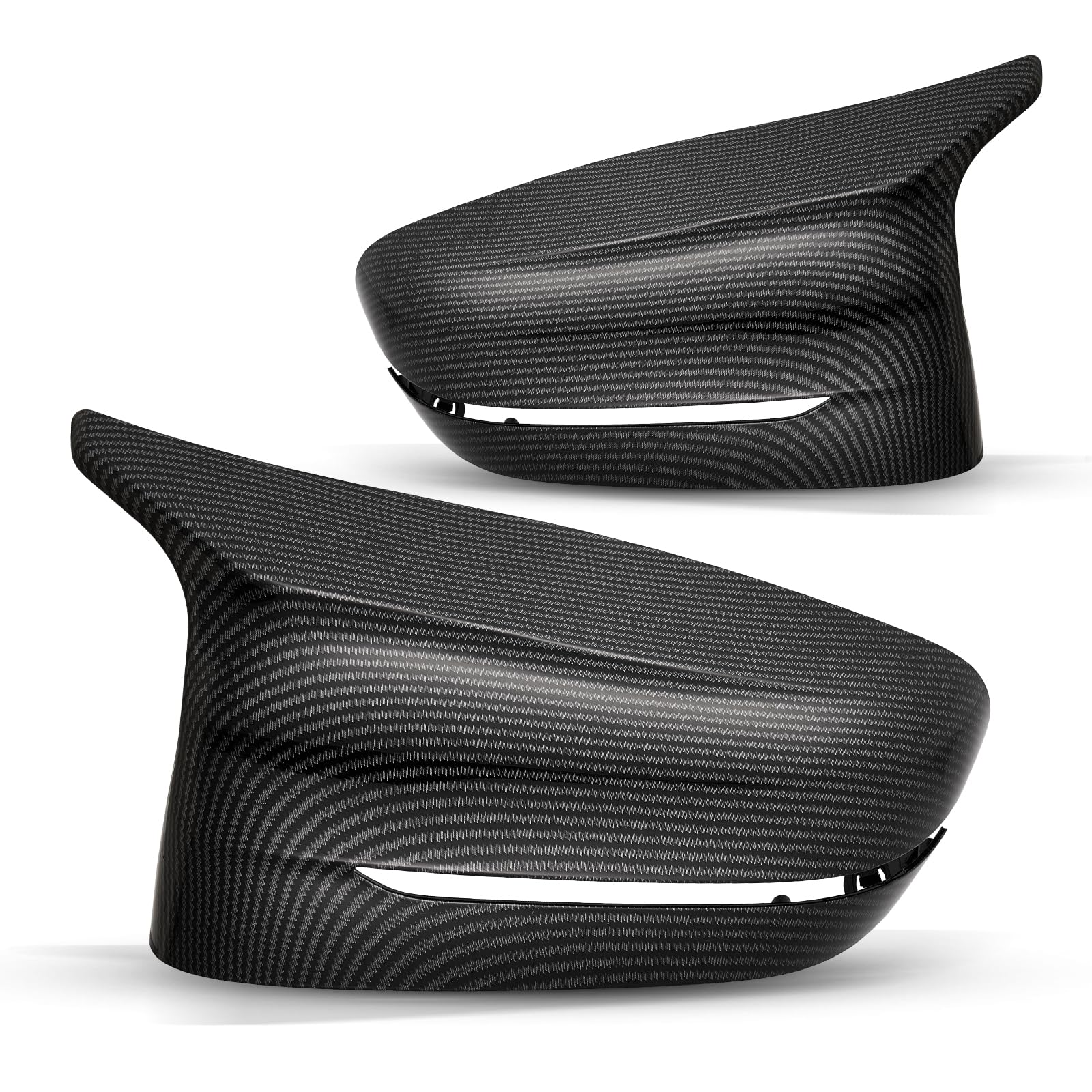 Spiegelkappen, Auto Rückspiegel Kappe ABS-Kunststoff Abdeckung Ersatz Kompatibel mit G20 G21 G28 G22 G23 G30 G38 G11 G12 G15 G16 2017–2023 Nur Modell mit linkem Ruder, Kohlefasermuster 1 Paar Spiegelkappen, Auto Rückspiegel Kappe ABS-Kunststoff Abdeckung Ersatz Kompatibel mit G20 G21 G28 G22 G23 G30 G38 G11 G12 G15 G16 2017–2023 Nur Modell mit linkem Ruder, Kohlefasermuster 1 Paar von TOPTHAN