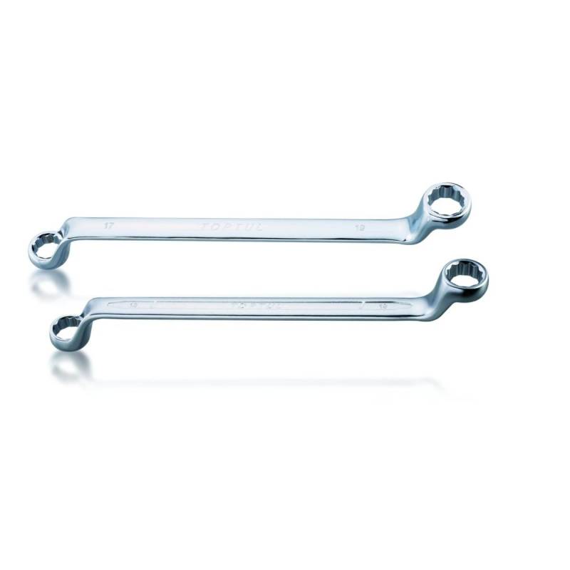 Ringschlüssel TOPTUL 18x19 mm 75 Grad abgewinkelt von TOPTUL