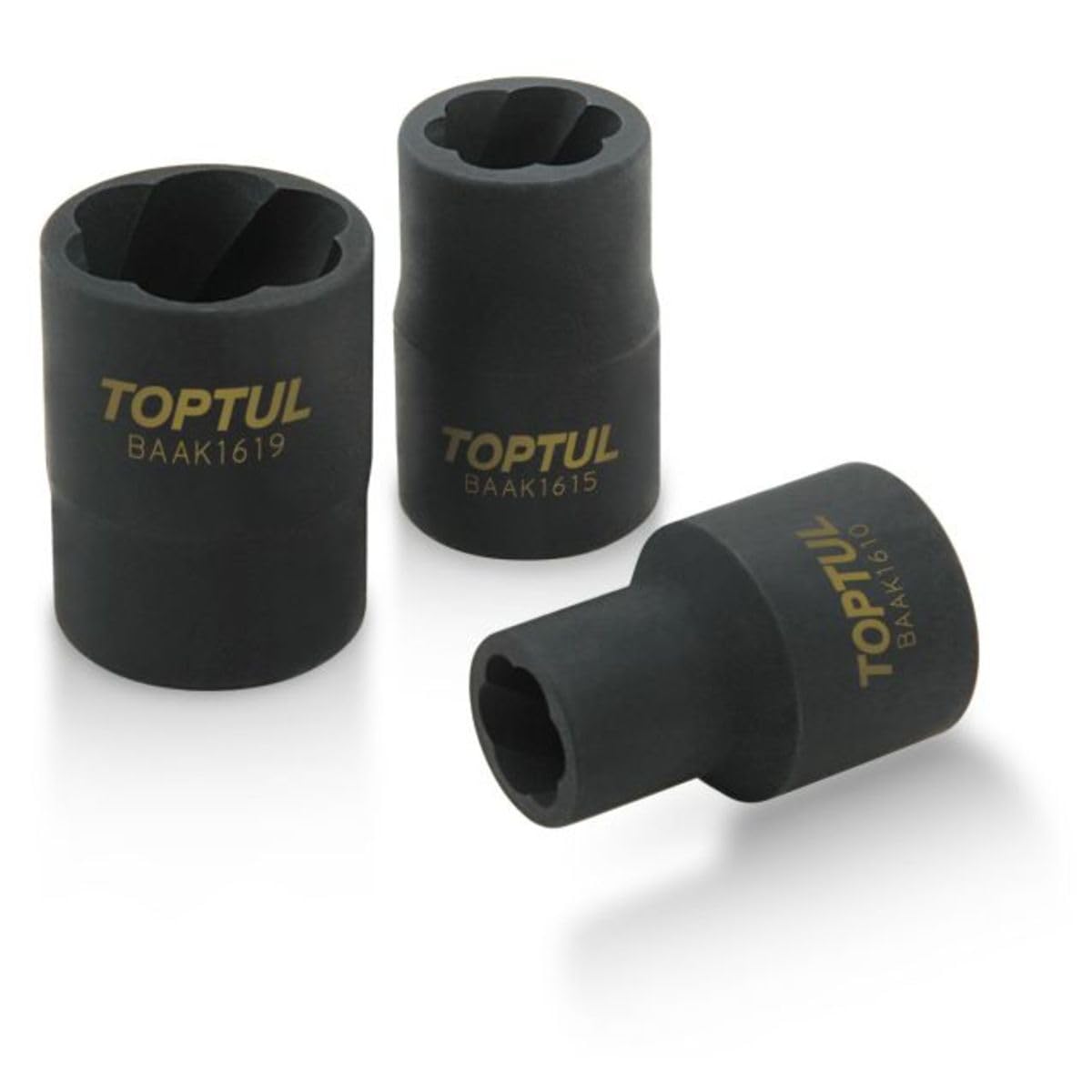 Spezial-Schlag-Stecknuss TOPTUL 1/2 zoll 17 mm für beschädigte Schrauben/Nüssen Spezial-Schlag-Stecknuss TOPTUL 1/2 zoll 17 mm für beschädigte Schrauben/Nüssen von TOPTUL