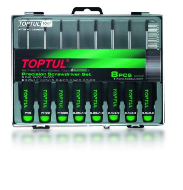 TOPTUL Schraubendrehersatz GAAW0802 von TOPTUL