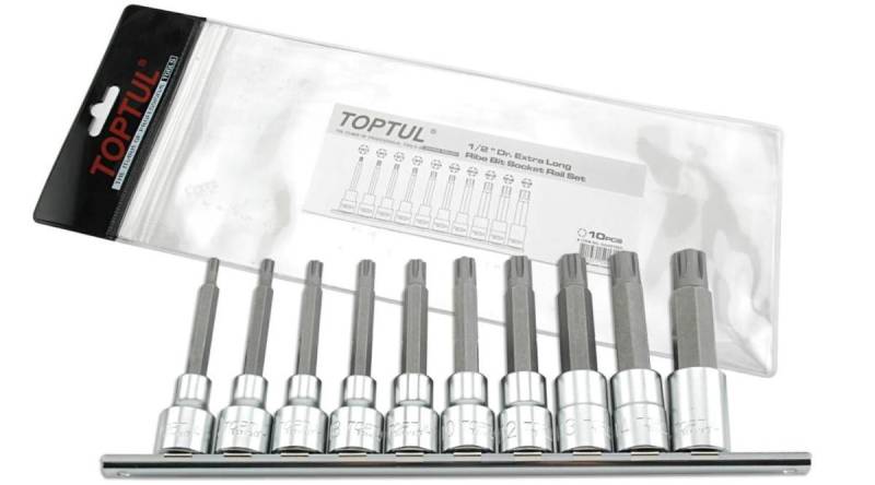 TOPTUL Steckschlüsseleinsatz-Set GAAG1003 von TOPTUL