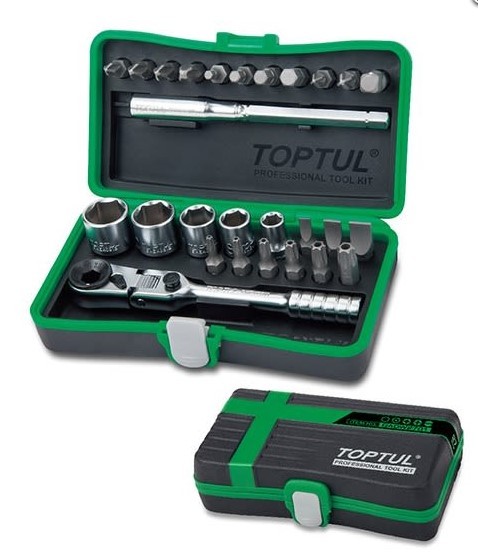 TOPTUL Steckschlüsseleinsatz-Set GADW2701 TOPTUL Steckschlüsseleinsatz-Set GADW2701 von TOPTUL