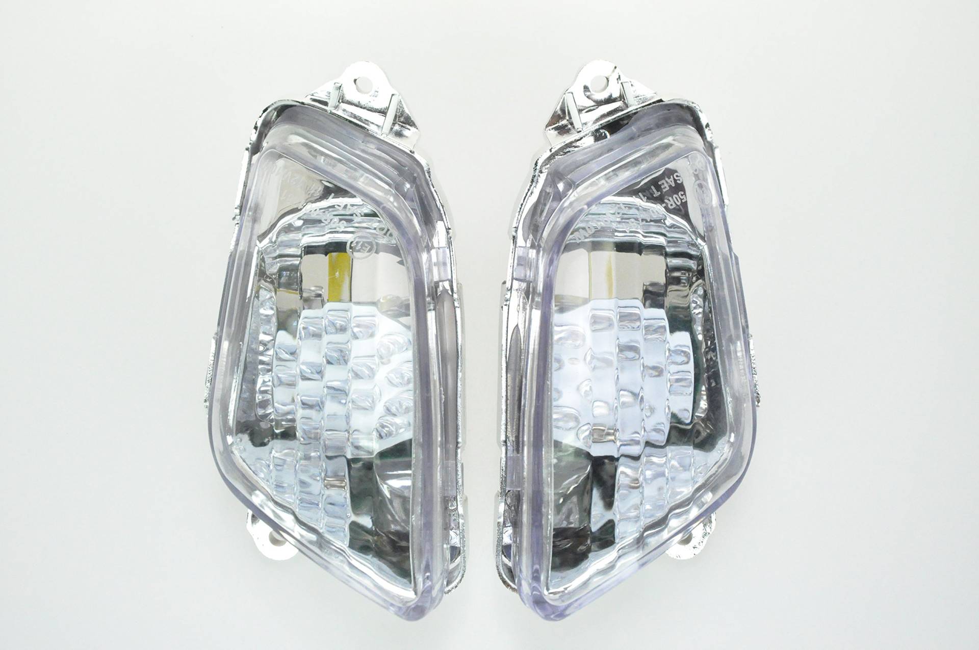 Topzone Moto LED Front Blinker Turn Signals Clear Lens für Honda 1997-2006 CBR1100XX Topzone Moto LED Front Blinker Turn Signals Clear Lens für Honda 1997-2006 CBR1100XX von TOPZONE MOTO