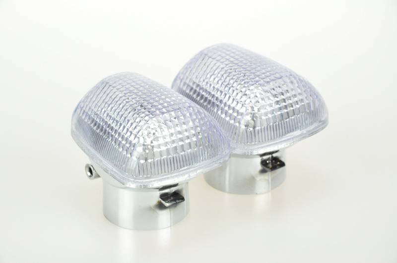 TOPZONE Kompatibel mit Suzuki 1999-2002 SV650; TL1000S 1997-2003; Winker Lens Turn Signal Idicator Lamp Lens - 35610-33E00 (Klare Linse) von TOPZONE