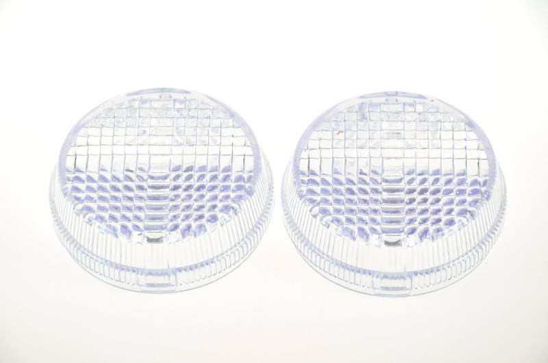 Topzone Lighting Transparent Objektiv Motorrad Blinker Indikatoren für Honda 1997 – 2000 ALL Cruisers (Except Spirit 1100/Shadow ACE Tourer/Magna 's Valkyrie/Valkyrie Inter) von TOPZONE