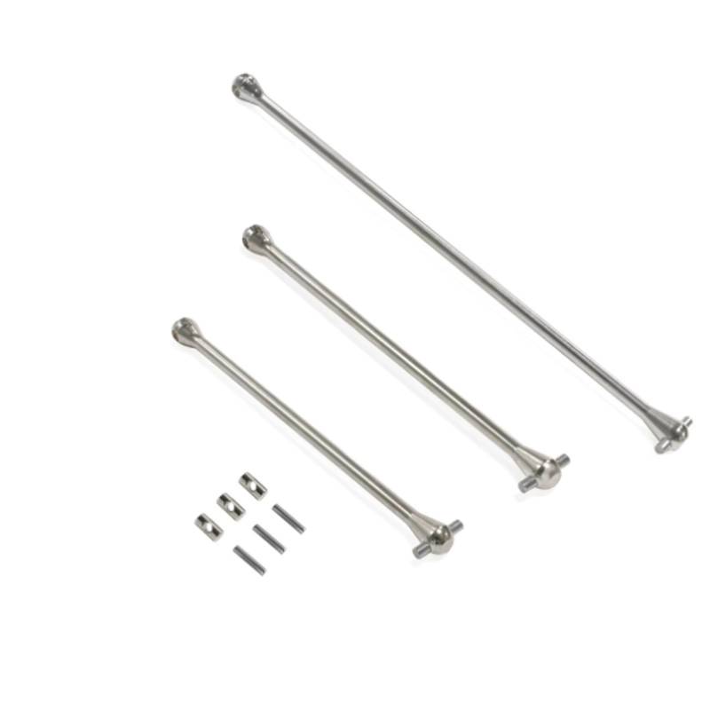 TOQPCZA Für Arrma Für Kraton Für Outcast 8s 4wd Für Blx 1/5 Rc Auto Ara310926 Stahl Vorne Hinten Cvd Antriebswelle Mit Diff Cup Ausgang Cup182mm RC-Differentialbecher(Silver,Driveshaft) von TOQPCZA