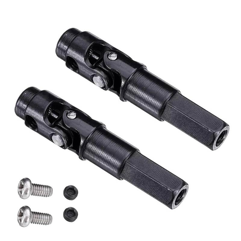 TOQPCZA Für MN Für D90 MN99S RC Auto Upgrade Teile Metall Vorderachse Antriebswelle 5mm Combiner Rad Hex Adapter RC Autoteile von TOQPCZA