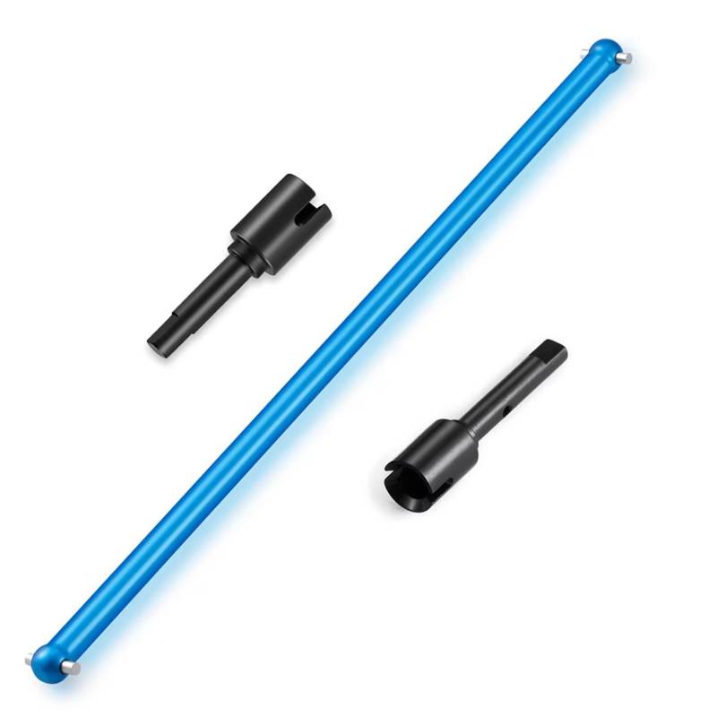 TOQPCZA Für Tamiya Für TT01 1/10 RC Auto Upgrade Zubehör Metall Center Antriebswelle Und Vorne Hinten Diff Cup Joint RC-Differentialbecher von TOQPCZA