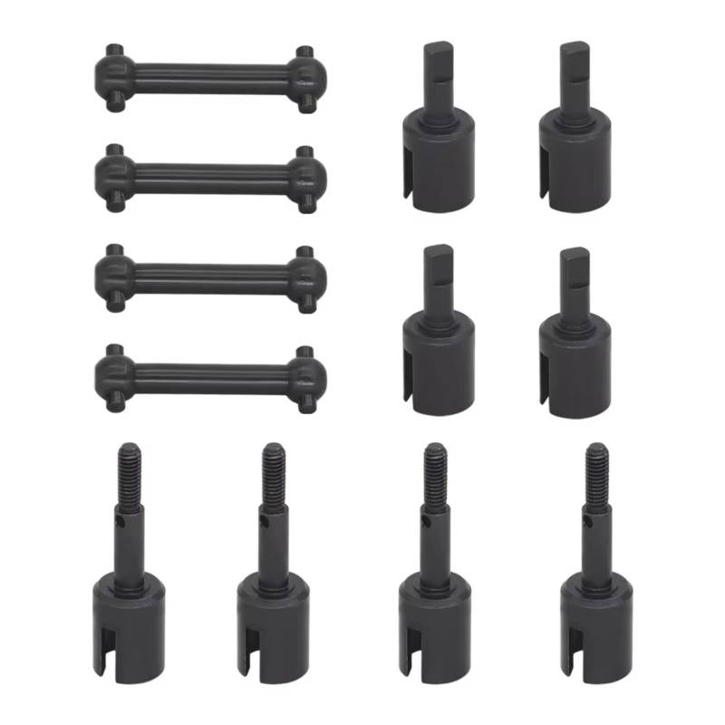 TOQPCZA Für Tamiya Für TT01 Für TT02 1/10 RC Auto Upgrade Teile Stahl Metall Antriebswelle Getriebe Gelenk Tasse Differential Tasse Rad Achse Tasse RC-Differentialbecher(1 Set) von TOQPCZA