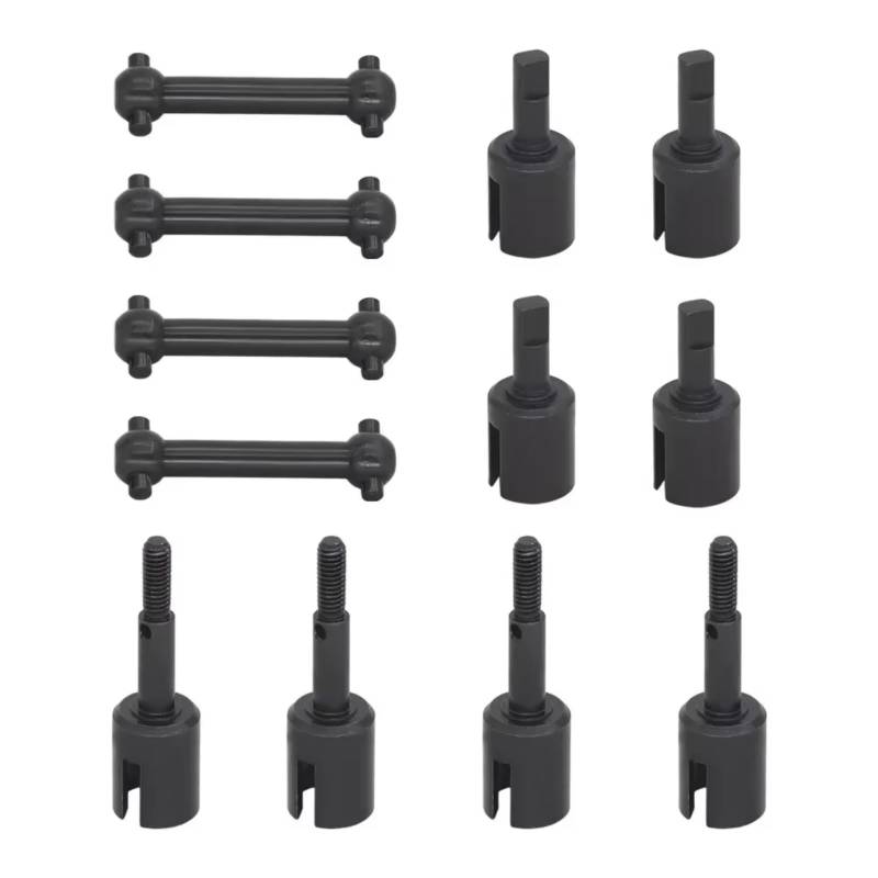 TOQPCZA Für Tamiya Für TT01 Für TT02 1/10 RC Auto Upgrade Teile Stahl Metall Antriebswelle Getriebe Gelenk Tasse Differential Tasse Rad Achse Tasse RC-Differentialbecher(1 Set) von TOQPCZA