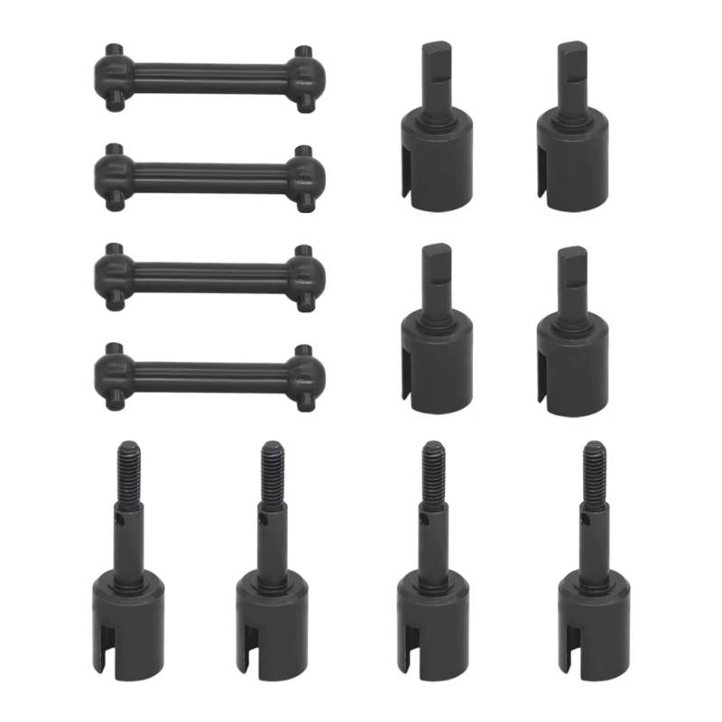TOQPCZA Für Tamiya Für TT01 Für TT02 1/10 RC Autoteile 1 Satz Antriebswelle Aus Gehärtetem Stahlmetall Getriebegelenkbecher Differentialbecher Radachsbecher RC-Differentialbecher von TOQPCZA