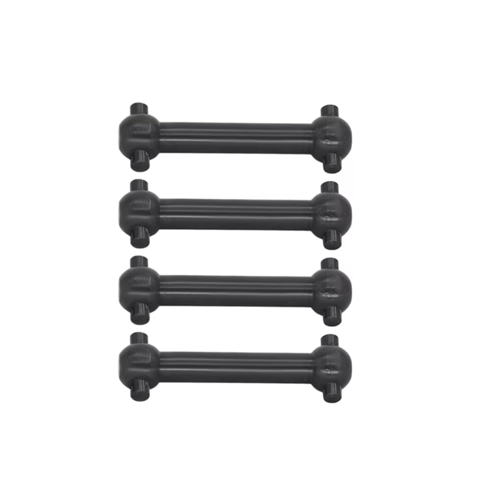 TOQPCZA Für Tamiya Für TT02 Für TT-01 1/10 RC Auto Upgrade Teile Metall Antriebswelle CVD Und Getriebe Joint Cup Differential Cup RC-Differentialbecher(Steel Dog Bones) von TOQPCZA