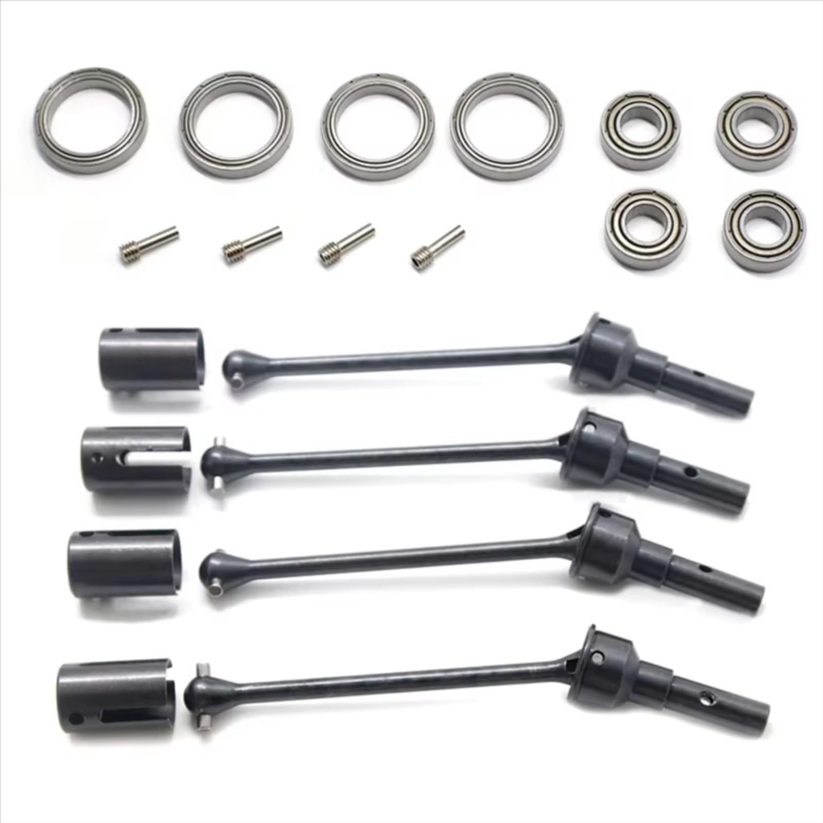 TOQPCZA Für Traxxas Für Maxx 1/10 Rc Auto Upgrades Teile 4 Stücke 8950x Stahl Vorne Und Hinten Antriebswelle Cvd Mit Welle Tasse RC-Differentialbecher TOQPCZA Für Traxxas Für Maxx 1/10 Rc Auto Upgrades Teile 4 Stücke 8950x Stahl Vorne Und Hinten Antriebswelle Cvd Mit Welle Tasse RC-Differentialbecher von TOQPCZA