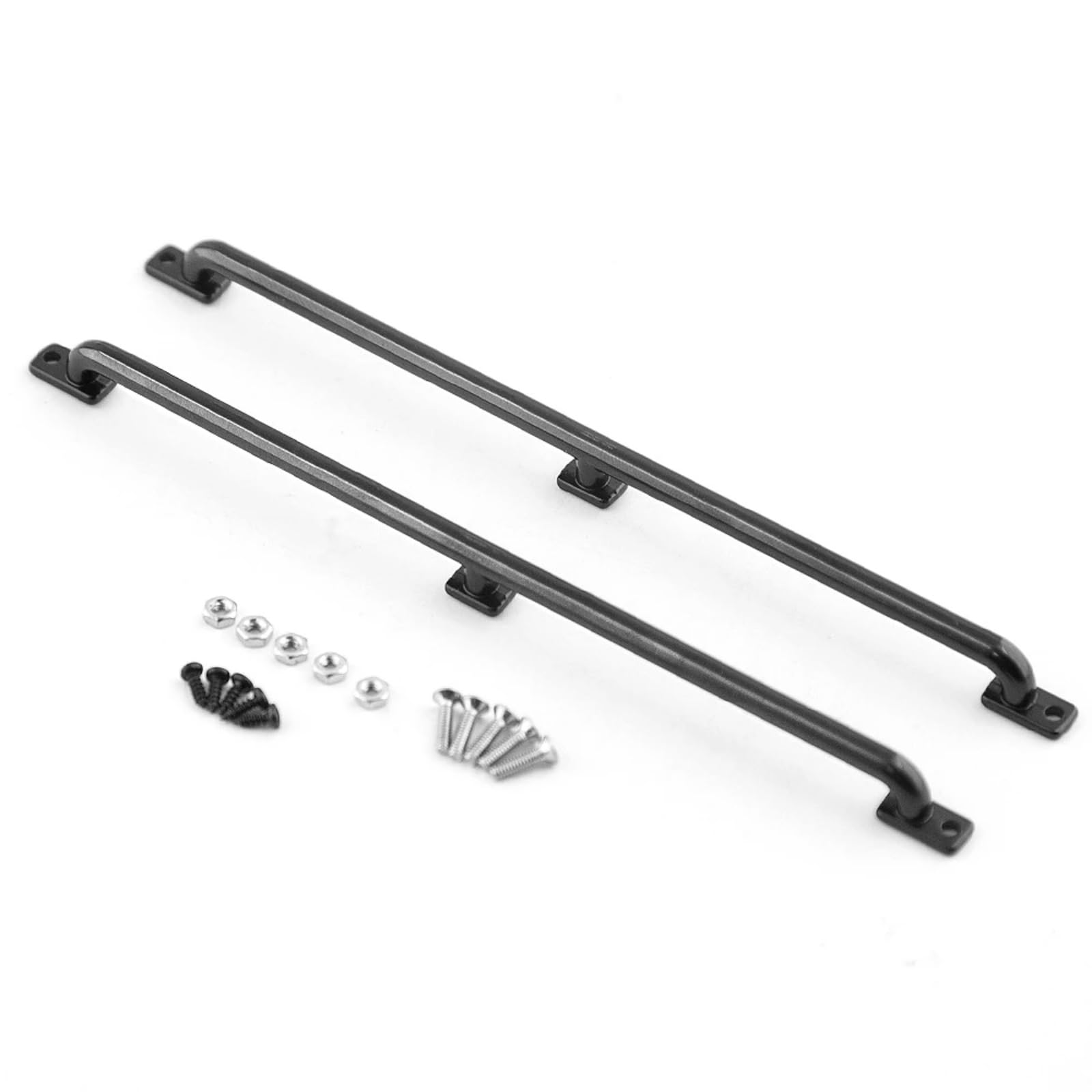 TOQPCZA Für Traxxas Für TRX4 Für Axial Für SCX10 Für Tamiya Für Cherokee Für D90 D110 1/10 RC Crawler 2 Stücke Metall Handlauf Balustrade Armlehne 75/135/150mm RC Autoteile(Size2) von TOQPCZA
