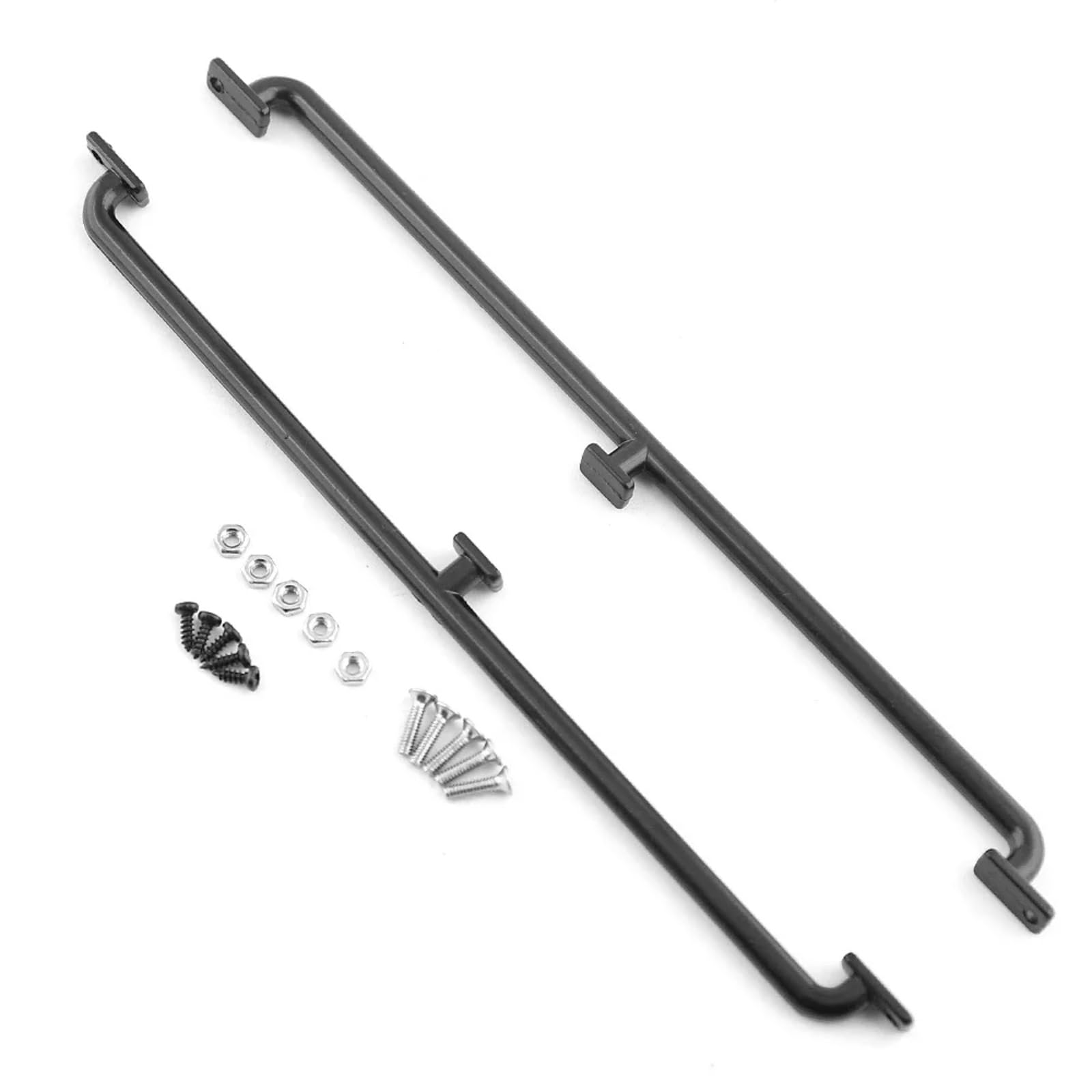 TOQPCZA Für Traxxas Für TRX4 Für Axial Für SCX10 Für Tamiya Für Cherokee Für D90 D110 1/10 RC Crawler 2 Stücke Metall Handlauf Balustrade Armlehne 75/135/150mm RC Autoteile(Size3) von TOQPCZA
