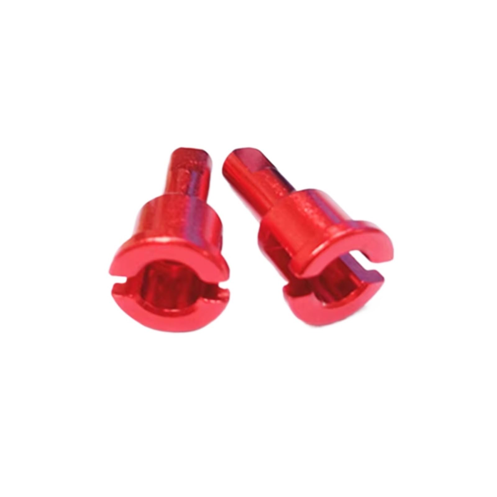 TOQPCZA Für Wltoys A949 A959-B A969 A979 K929 1/18 RC Upgrade Teil 2pc CNC 6061 Metall Differential Tasse Antriebswelle RC-Differentialbecher(Red) von TOQPCZA