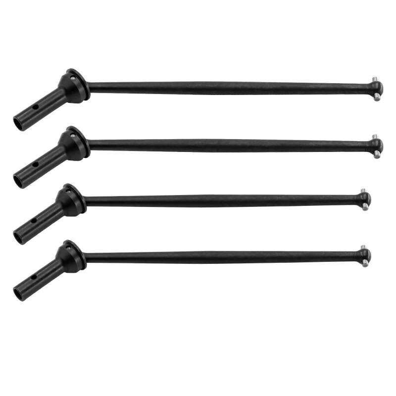 TOQPCZA RC Autoteile Für Arrma 1/7 Fireteam Für Talion Stahl Metall Vorne Hinten Antriebswelle CVD Antriebswelle RC Auto Upgrade Teile Zubehör(Black) von TOQPCZA