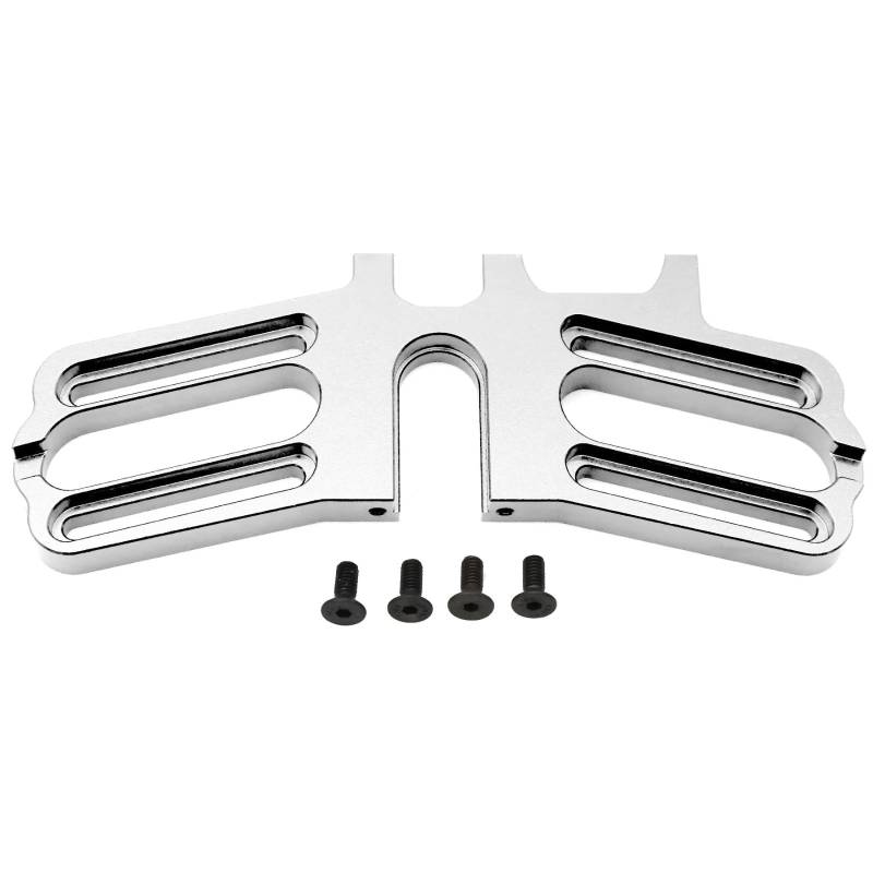 TOQPCZA RC Autoteile Für Arrma Für Infraction Für Limitless Für Felony 6S Für Blx 1/7 RC Auto Metall Dual Motor Halterung Doppel Motor Halter Upgrade Teile(Silver) von TOQPCZA
