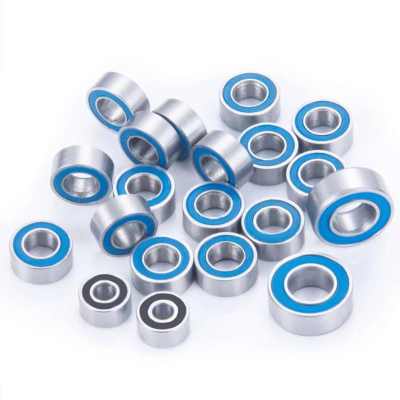 TOQPCZA RC Autoteile Für Axial Für SCX24 90081 Für Deadbolt Für AXI00001 AXI00002 1/24 20Pcs Metall Abgedichtete Lager Set RC Crawler Auto Teile Zubehör von TOQPCZA