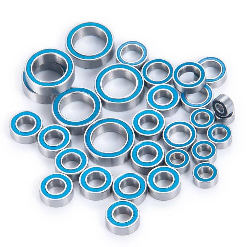 TOQPCZA RC Autoteile Für Axial Für UTB18 Für Capra 1/18 30Pcs Radnabe Achse Abgedichtete Lager Kit RC Für Buggy LKW Modell Upgrade Zubehör Teile von TOQPCZA