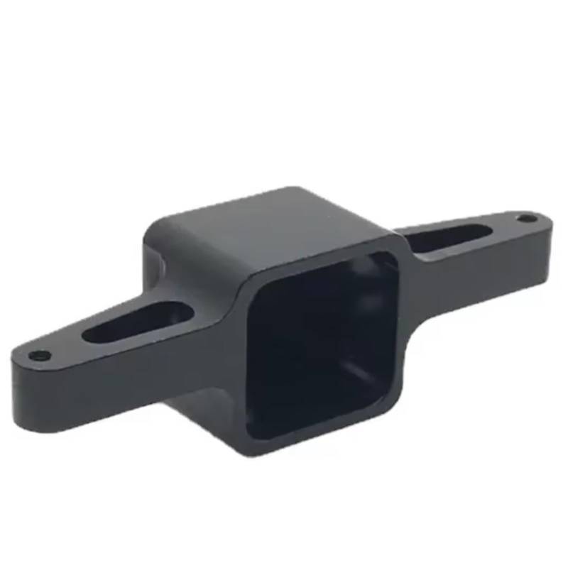 TOQPCZA RC Autoteile Für Defender Songguolin SG-2801 Für Mini D90 Metall Upgrade Modifikation Zubehör Motor Halterung Legierung Version RC Auto Upgrade Zubehör(Black) von TOQPCZA