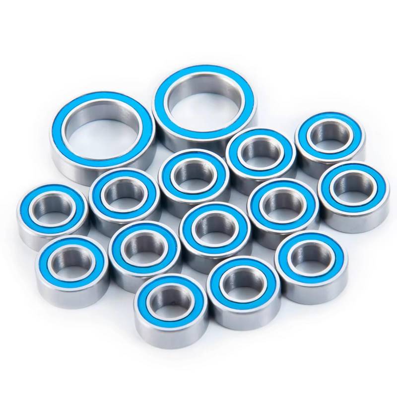 TOQPCZA RC Autoteile Für ECX 2wd 1/10 15Pcs Radnabe Achse Abgedichtete Lager Kit RC Auto LKW Modell Zubehör Upgrade Teile von TOQPCZA