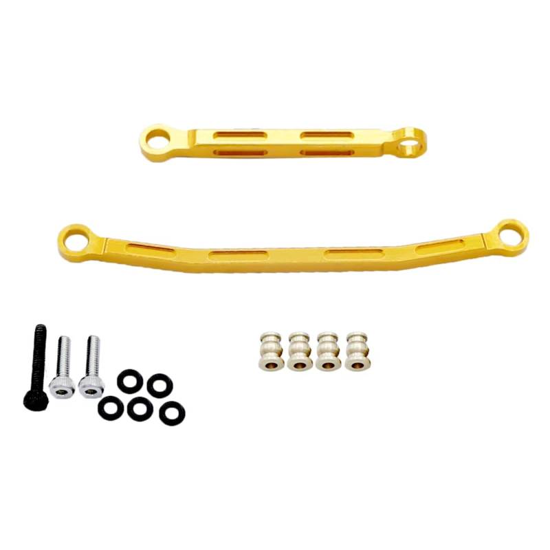 TOQPCZA RC Autoteile Für FMS Für FCX24 1/24 Lenkstange Verbindungsglied CNC RC Crawler Auto Upgrades Teile Zubehör Fernbedienung Auto Ersatzteile(Yellow) von TOQPCZA