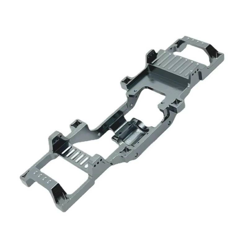 TOQPCZA RC Autoteile Für FMS Für Fcx24 1/24 RC Auto Teile Zubehör Metall Upgrade Änderung Rahmen Für Chassis Rahmen(Gray) von TOQPCZA