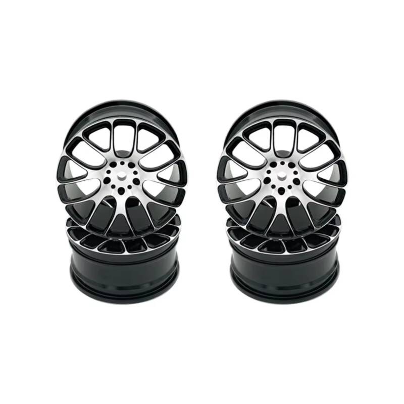 TOQPCZA RC Autoteile Für HSP Für Kyosho Für Tamiya Für TT02 1/10 Räder 52 * 26MM Fernbedienung Radnabe RC Auto Upgrade Zubehör(Black) von TOQPCZA