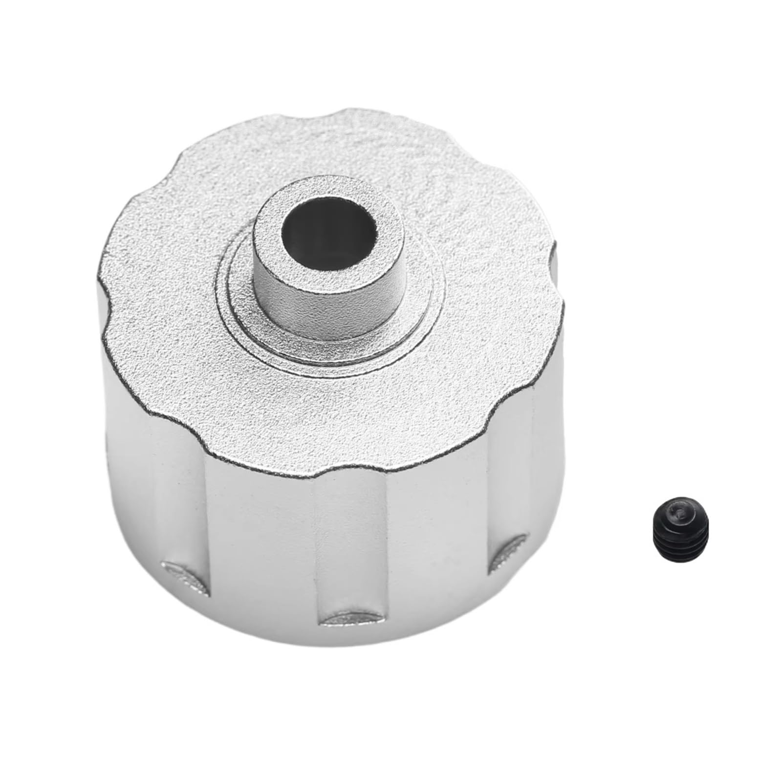 TOQPCZA RC Autoteile Für Hobao Hyper VS MT 1/8 Metall Differential Fall Diff Fall Gehäuse 87004 RC Auto Upgrade Teile Zubehör Ersatz Teile(Silver) von TOQPCZA