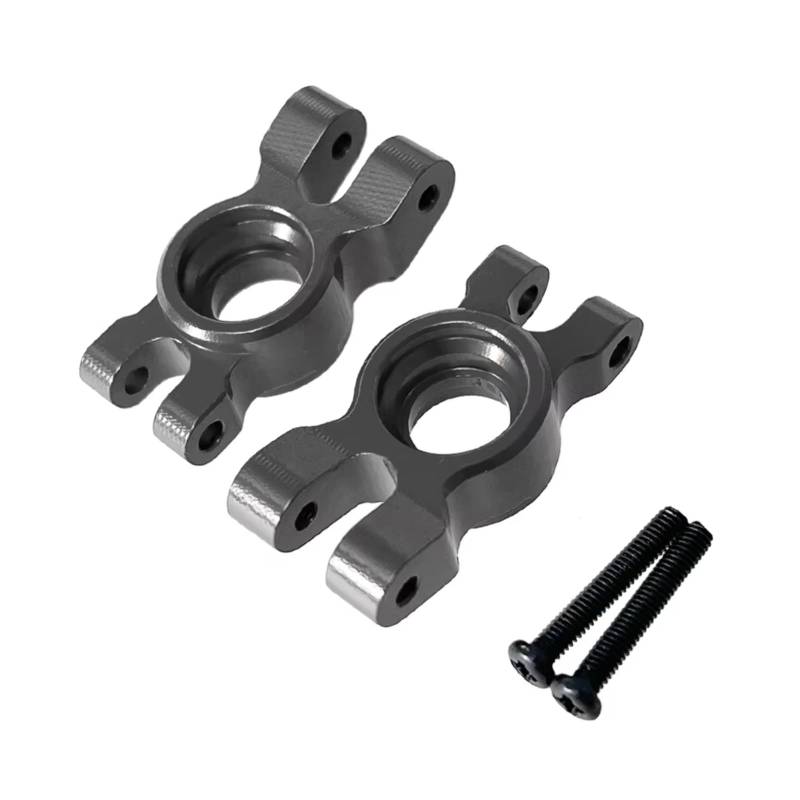 TOQPCZA RC Autoteile Für Hyper Go Für MJX Für 14209 14210 H14BM 1/14 Rc Auto Fernbedienung Teile Metall Upgrade Änderung Hinterrad Feste Basis Zubehör(Metallic) von TOQPCZA