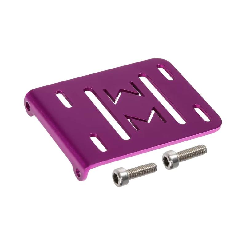 TOQPCZA RC Autoteile Für LCG 1/10 RC Für Chassis Rigs Crawler Upgrade Teile Übertragung Zubehör Fach Elektronische ESC Batterie Halter(Purple) von TOQPCZA