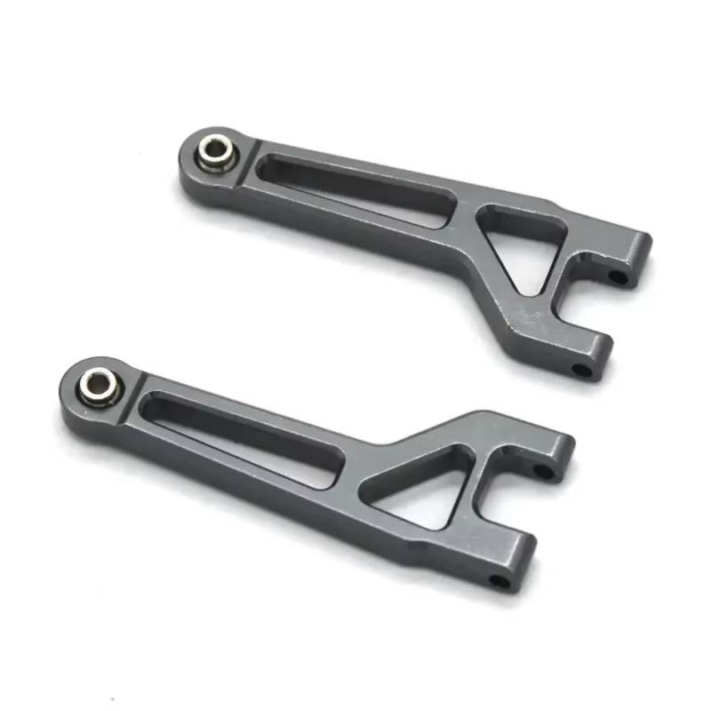 TOQPCZA RC Autoteile Für MJX 16207 16208 16209 16210 H16 Front Upper Für Swing Arm Von RC Auto Metall Teile Fernbedienung Auto Ersatz Teile(Gray) von TOQPCZA
