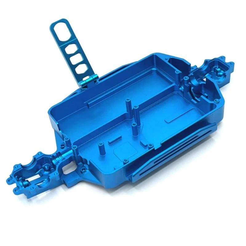 TOQPCZA RC Autoteile Für MJX Für Hyper Go 16207 16208 16209 16210 H16 M162 1/16 RC Auto Metall Körper Für Chassis Upgrade Teile Zubehör(Blue) von TOQPCZA
