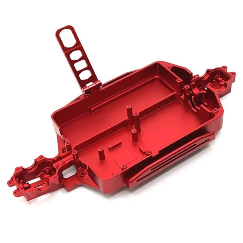 TOQPCZA RC Autoteile Für MJX Für Hyper Go 16207 16208 16209 16210 H16 M162 1/16 RC Auto Metall Körper Für Chassis Upgrade Teile Zubehör(Red) von TOQPCZA
